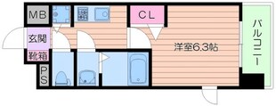 プレサンス梅田北ザ・ライブの物件間取画像